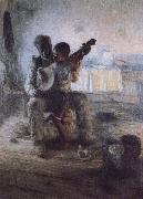 Henry Ossawa Tanner The first lesson china oil painting artist